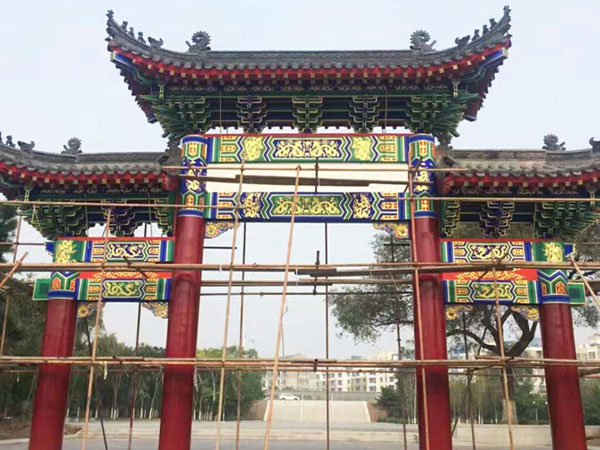 公園大門(mén)翻新